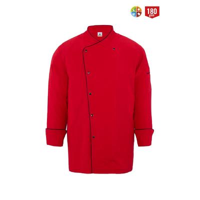 Myform Aşçı Ceketi Mono Kırmızı/Siyah 07105