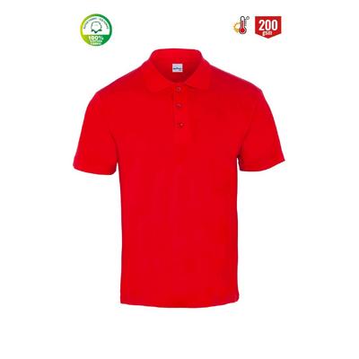Myform 8101 Eco Polo Yaka Kısa Kol Kırmızı T-Shırt