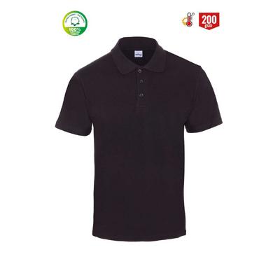 Myform 8101 Eco Polo Yaka Kısa Kol Siyah T-Shırt