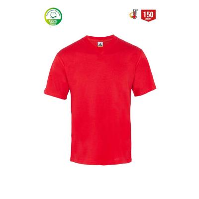 Myform 08129 T-Shırt Comfort V Yaka Supreme Kırmızı