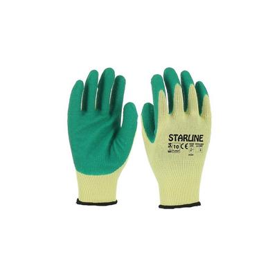 Ateş E-54Sy Camcı Eldiveni A Tipi No : 10 Sarı-Yeşil