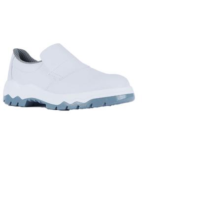 Mekap 060-S2 Beyaz Deri Çelik Burunlu İş Ayakkabısı