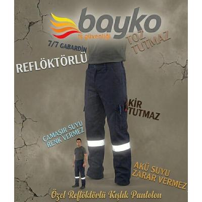 Bayko Özel Üretim 7/7 Garbardin Reflektörlü Kışlık Pantolon